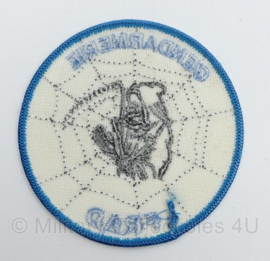 Franse Politie Gendarmerie FRAD Formateurs Relais Anti-Drogue embleem - diameter 9 cm - origineel