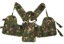 Nederlands bokkentuig DPM woodland- load bearing vest  woodland camo - origineel