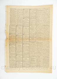 WO2 Duitse krant Frankische Tageszeitung nr. 186 11 augustus 1943 - 47 x 32 cm - origineel