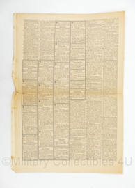 WO2 Duitse krant Frankische Tageszeitung nr. 186 11 augustus 1943 - 47 x 32 cm - origineel