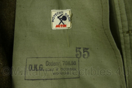 Battledress jacket MVO Ike jacket DKG van Heutsz - WO2 Canadees model - grote maat 55 - origineel