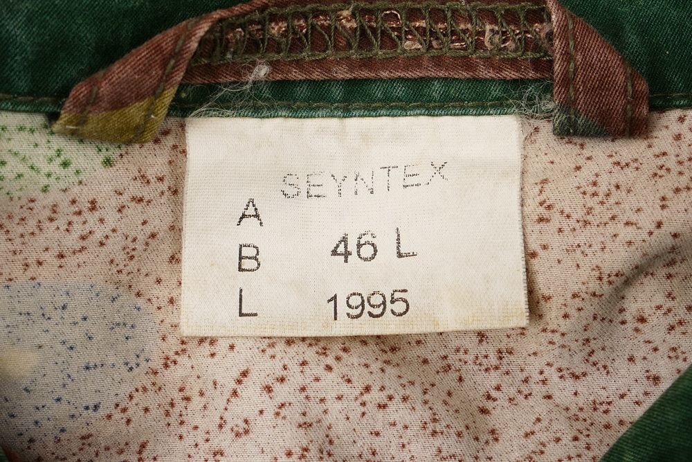 ABL Belgische leger camo uniform jasje met koord - maat 46L - gedragen - origineel