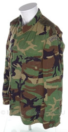 Korps Mariniers woodland uniform - vorig model - Medium Regular, Medium Long Large Long  - met straatnaam - NIEUW - origineel