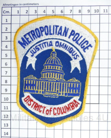 Amerikaanse Politie embleem American Metropolitan Police District of Columbia patch - 12,5 x 9,5 cm - origineel