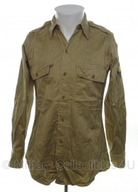 US Army Enlisted Khaki Shirt - Specialist - size XS - origineel Vietnam oorlog