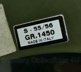 Groene militaire motorhelm integraalhelm - gebruikt - maat Large (59-60) - origineel