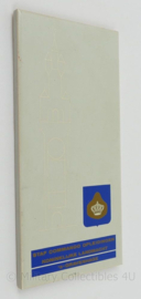 KL porseleinen wandbord Staf Commando Opleidingen 's-Gravenhage - 20 x 10 cm - origineel