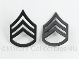US Army Collar insignia pair - Staff Sergeant - origineel