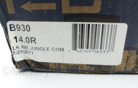 US Army LK HW Jungle boots WELLCO met Panama zool - size 14R = 48,5R - nieuw in doos - origineel
