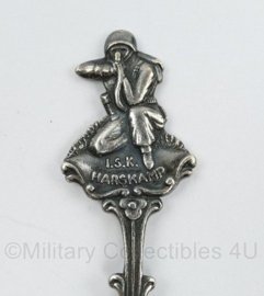 KL Nederlandse leger verzilverde theelepel ISK Infanterie Schietkamp Harskamp - 12 x 2 cm - origineel