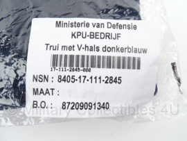 KMAR Koninklijke Marechaussee trui V-hals - nieuw in verpakking! - maat 7 - origineel