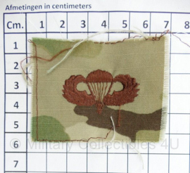 US Army of Defensie  parawing op Multicam ondergrond - 7 x 5,5 cm -  origineel