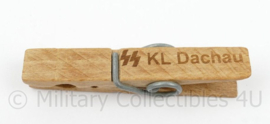 Wasknijper met SS KL Dachau stempel - 7½ x 1½ x 1½ cm