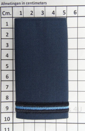 KLu Luchtmacht epauletten rang Adjudant Onderofficier - per paar - afmeting 5 x 9,5 cm -  origineel