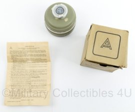 Auer gasmaskerfilter 1979 - nieuw in doosje - 10 x 11 x 11 cm - origineel