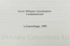 KL Nederlandse leger Brochurereeks Nummer 5 voor Langdurige Eervolle Dienst Sectie Militaire Geschiedenis Landmachtstaf 1989 - origineel