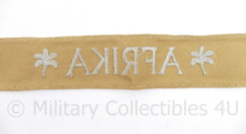 WO2 Duits originele Afrikakorps cufftitle  - 41 x 4 cm - origineel