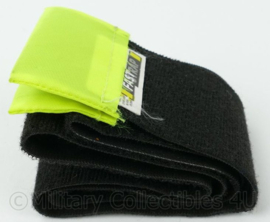 Politie zwarte koppeltas met Fastrap limb restraint straps - 14 x 8½ x 4 cm - origineel