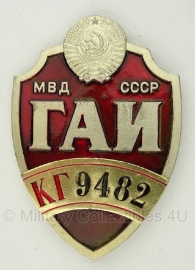 Russian Highway Patrol politie badge "9482"- origineel