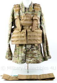 Defensie Profile Equipment Coyote plate carrier inclusief Molle belt  - origineel