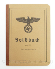Wo2 Duits Heer Soldbuch - 15 x 10,5 cm - replica