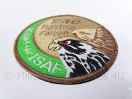 KLu Koninklijke Luchtmacht F-16 "Fighting Falcon" ISAF -  met klittenband - diameter 10 cm