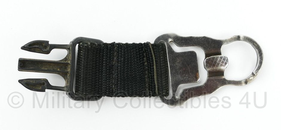 KL Wapenriem eindstuk zwart - afmetingen 15 x 5 cm - origineel