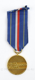 Poolse medaille PRL 1 fur verdienste im transportwesen - afmeting 3 x 11 cm - origineel