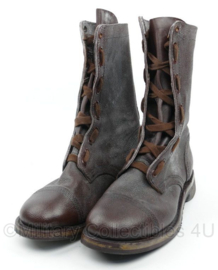 KL Nederlandse leger M57 legerkisten - WO2 US paraboots model - maat 43,44 of 45 - nieuwstaat - origineel