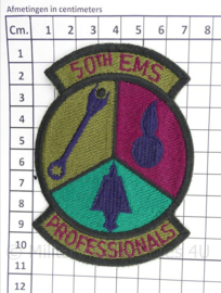 USAF US Air Force 50th EMS Profesionals - 10 x 7,5 cm - origineel