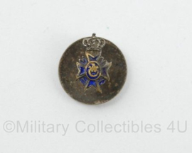 Knoopsgat mini medaille - diameter 1,5 cm - origineel