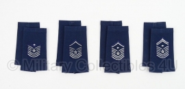 USAF US Air Force Vanguard en AAFES shoulder boards - in verpakking - 5,5 x 9,5 cm. -  1 paar - origineel