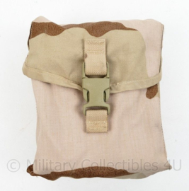 US Army Desert MOLLE pouch II 200 round saw gunner pouch - magazijntas voor 200 patronen magazijn - 20 x 18 x 9 cm - origineel