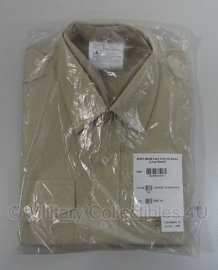 Brits Leger Overhemd khaki - nieuw in verpakking - maat 36 tm. 41 - origineel