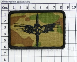KCT Korps Commandotroepen Expandables embleem 103 Commandotroepencompagnie - met klittenband - 8 x 5,5 cm