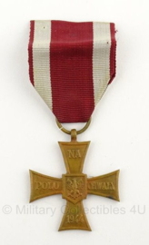 Poolse leger cross of valor medaille 1944 - Moskow made - origineel