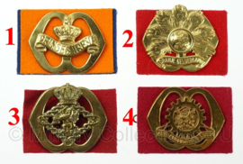 KL Nederlandse leger baret insignes - Prinses Irene, Oranje Gelderland, Intendance Staf of Technische Staf - origineel