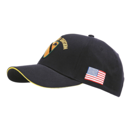 Baseball cap WWII  US Cavalry - ZWART