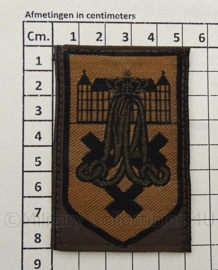 KL eenheid arm embleem Koninklijke Militaire Academie Breda met klittenband -  origineel