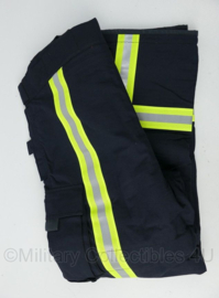 Brandweer jas met broek met reflectie 2018 donkerblauw - huidig model - maat Medium - nieuw - origineel