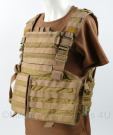 Defensie en KCT Korps Commandotroepen MOLLE vest met backplate voor ballistische inhoud - zonder inhoud - origineel
