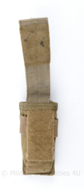 Defensie en US Army Glock 17 single magazin pouch Molle coyote - 5 x 3,5 x 12 cm -  origineel