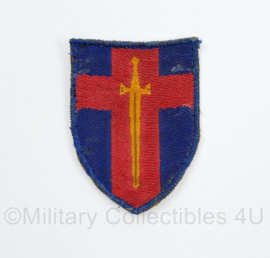 WO2 Britse Army of the Rhine Troops BAOR patch  - 6 x 5 cm -origineel