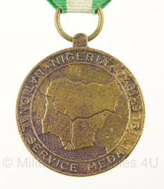 Nigerian Service Medal medaille 1966-1970 - 8,5 x 3,5 cm - origineel