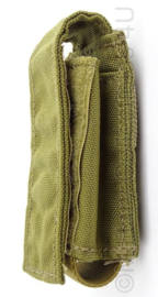 KL Landmacht en US Army coyote MOLLE 40 mm Grenade pouch 40mm- afmeting 11 x 5 x 3 cm - origineel