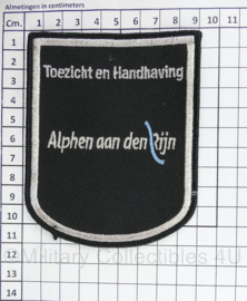 Toezicht en Handhaving Alphen aan den Rijn embleem - 11 x 9 cm - origineel
