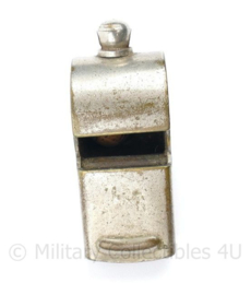 Vintage messing /  nikkel fluit - 6,5 x 3 cm - origineel