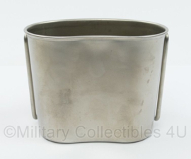 Defensie RVS veldfles beker - nieuwste model - nieuw - origineel