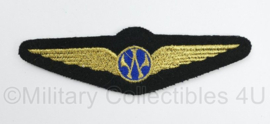 Defensie Waarnemer wing stof - 11,5 x 3,5 cm - origineel