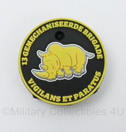 Defensie 13 MECHBRIG 13 Gemechaniseerde Brigade silicone sleutelhoesje - diameter 3,5 cm - origineel